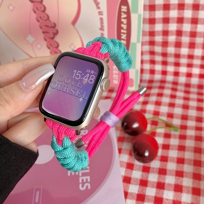 Blue and rose pink strap