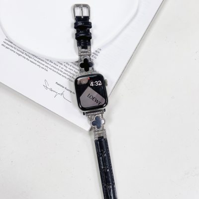 Black with silver buckle